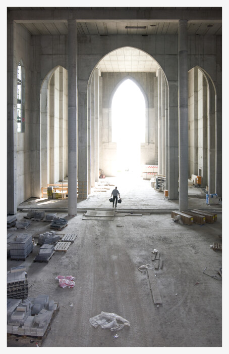 Marion Wenzel, Lichblick, Baustelle Paulinum, 2009