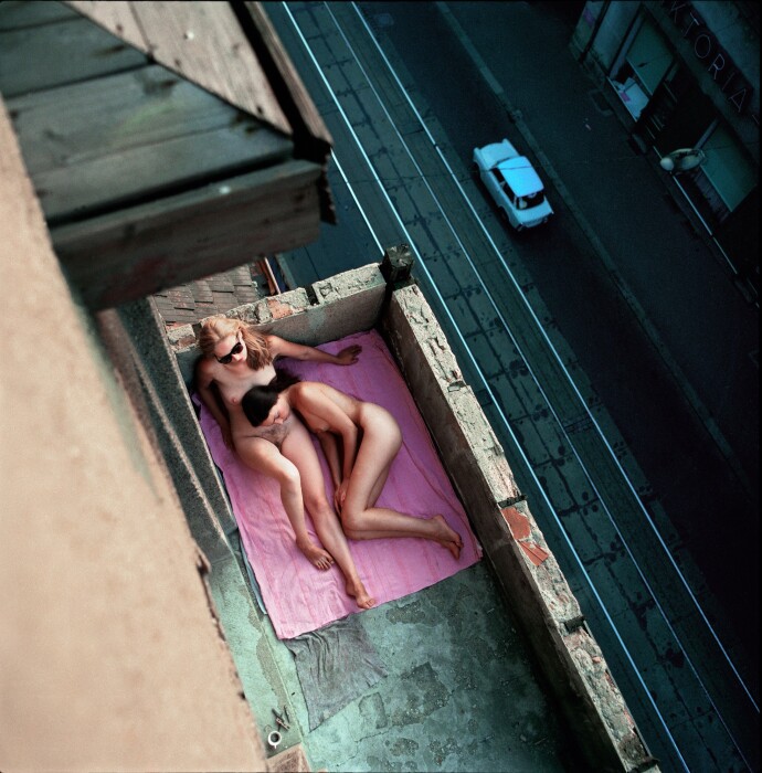 Olaf Martens, Ute und Simone, Halle, 1989