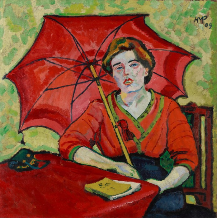MdbK_Pechstein_Bildnis in Rot